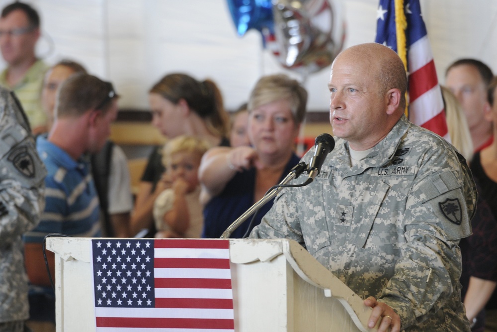 132nd MP Company returns home