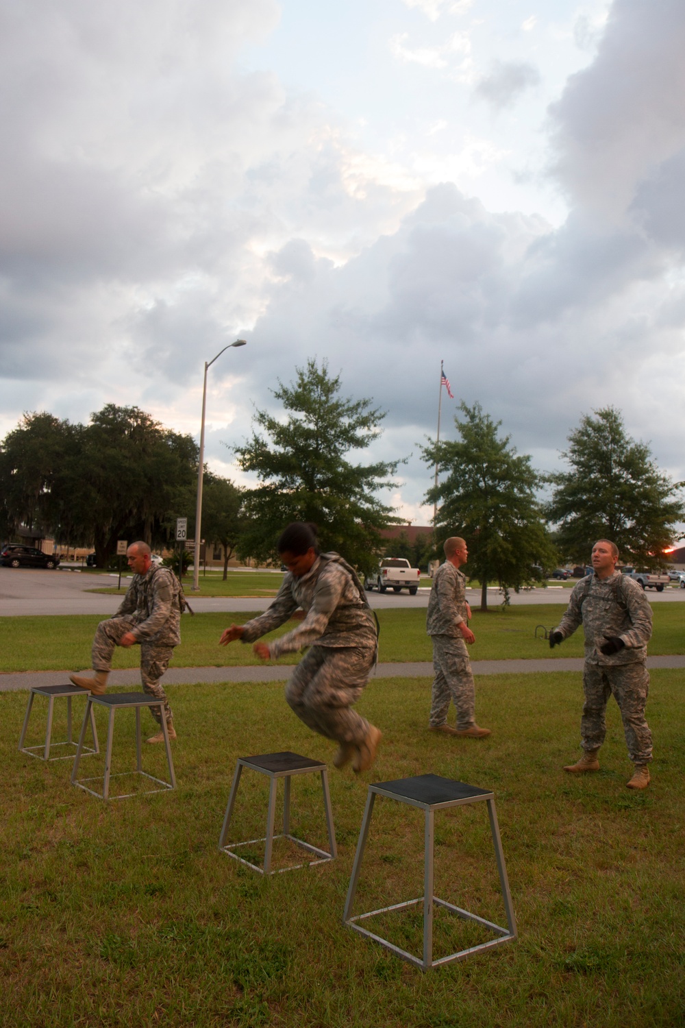 Commander’s physical challenge builds teams, lifts morale