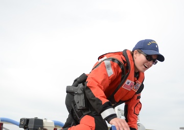 Coast Guard conducts gold dredge boardings in Nome, Alaska