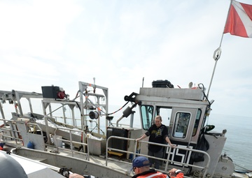 Coast Guard conducts gold dredge boardings in Nome, Alaska