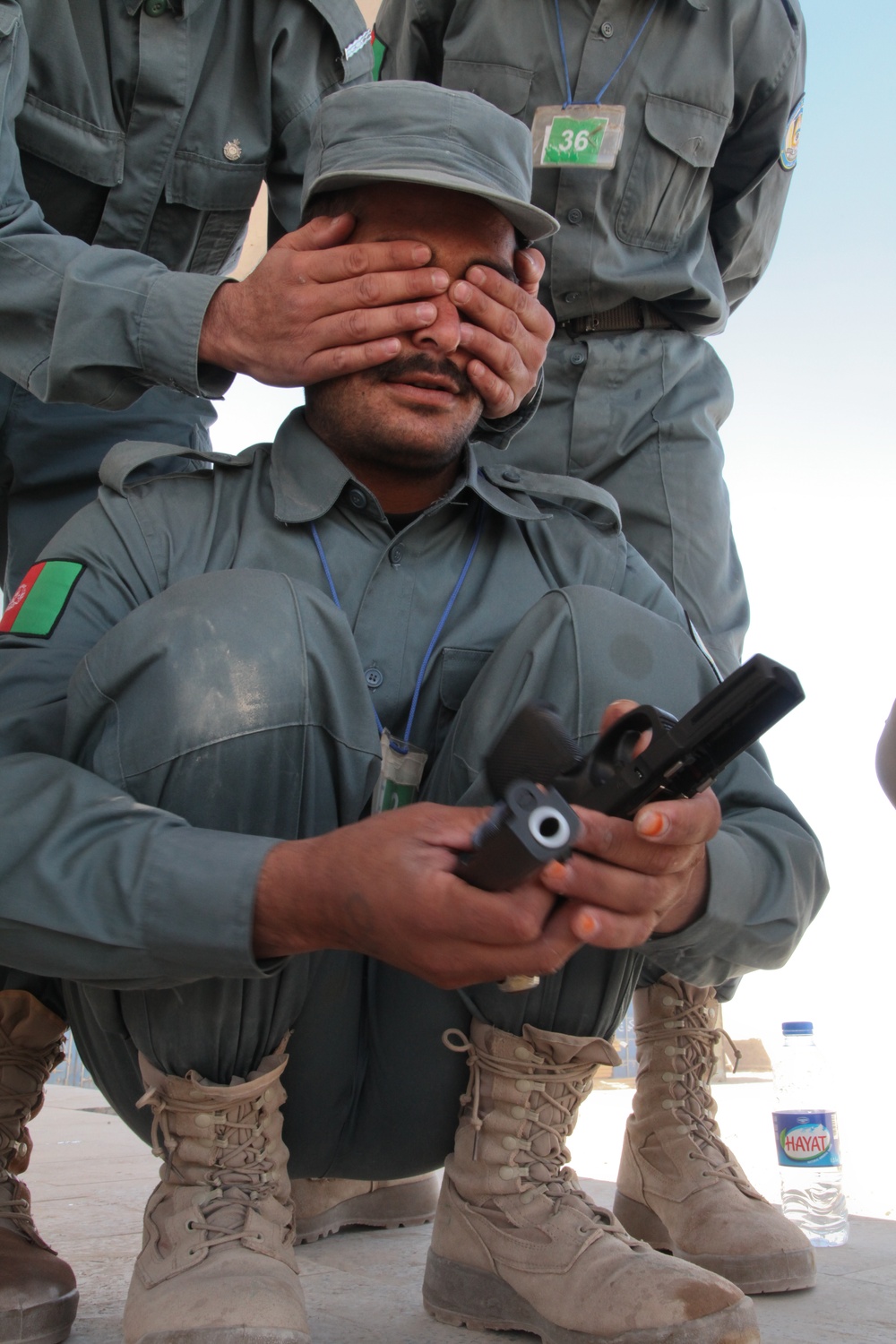 M9 pistol during a class