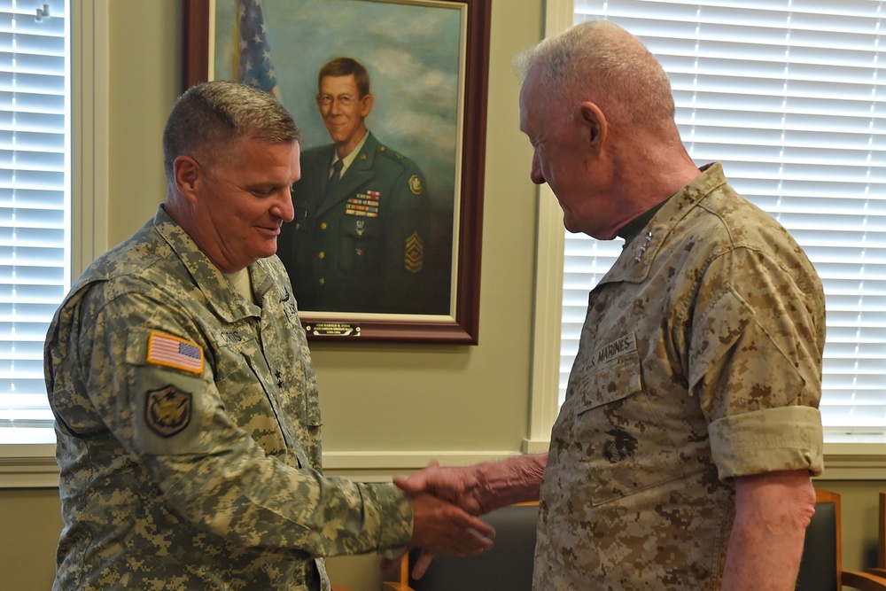 Lt. Gen. Richard Mills visits Historical Jackson Barracks