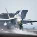 USS George H.W. Bush flight deck activity