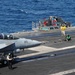 USS George H.W. Bush flight deck activity