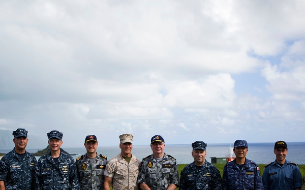 Senior military leaders view amphibious demonstration