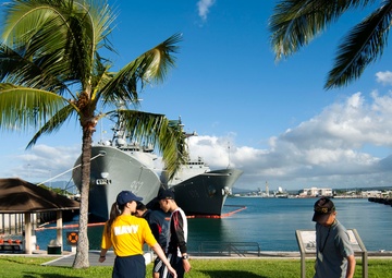 Japanese Sailors organized joint base cleanup