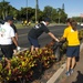 Japanese Sailors organized joint base cleanup