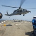 Seahawk lands aboard USS Arleigh Burke