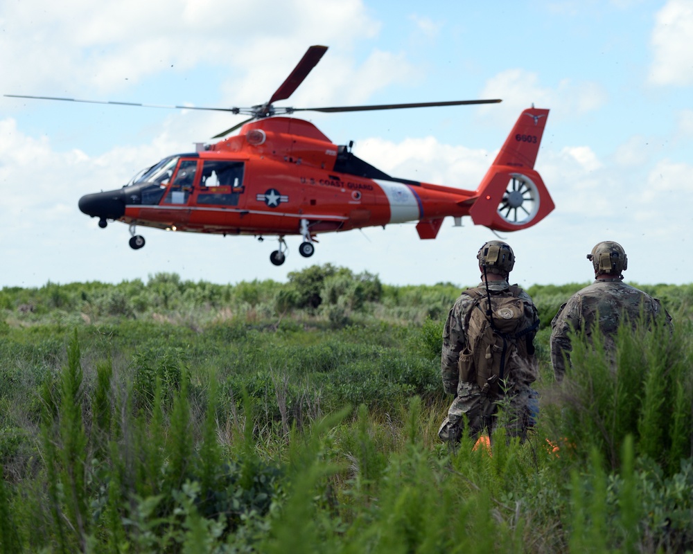 147th ASOS, RC-26, Coast Guard work to perfect response capabilities