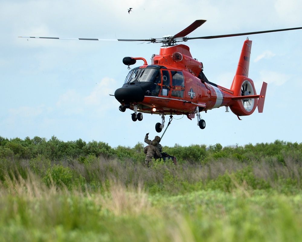 147th ASOS, RC-26, Coast Guard work to perfect response capabilities