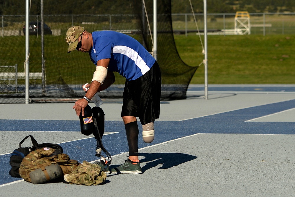 Air Force Wounded Warriors training
