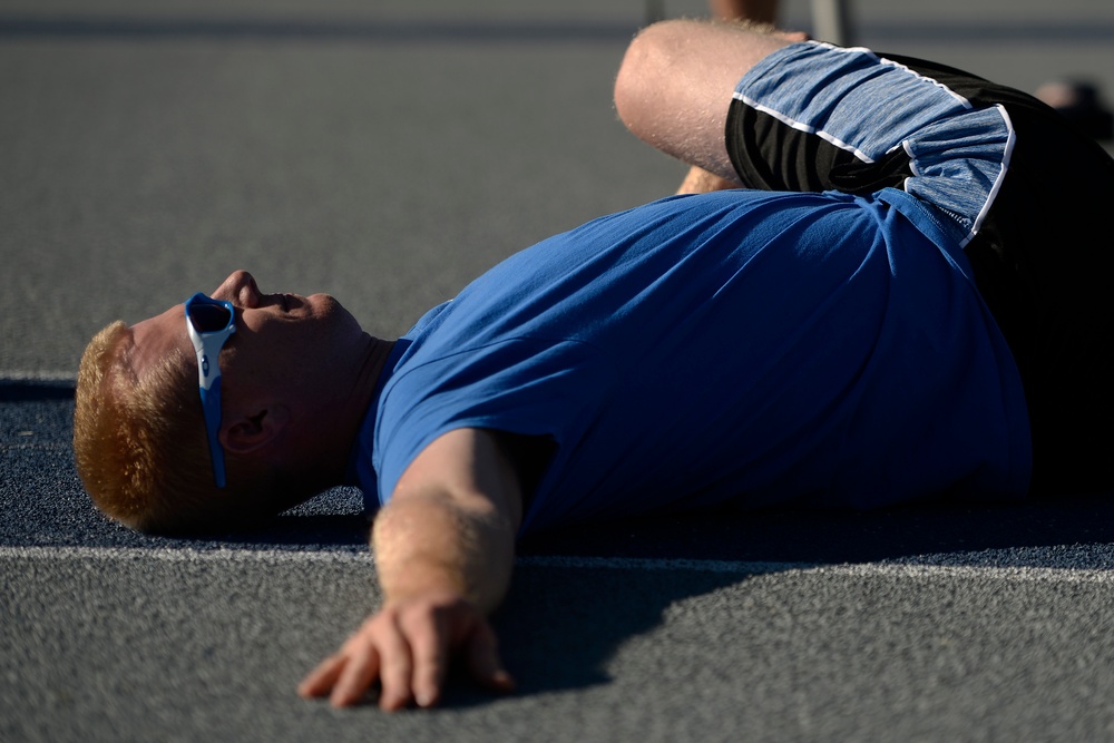 Air Force Wounded Warriors training
