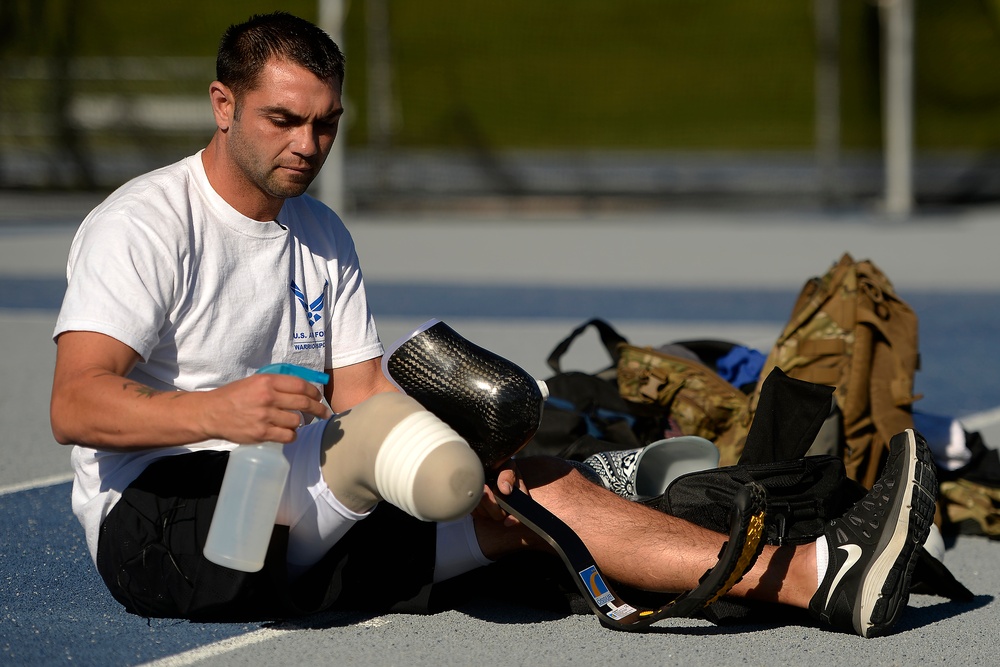 Air Force Wounded Warriors training