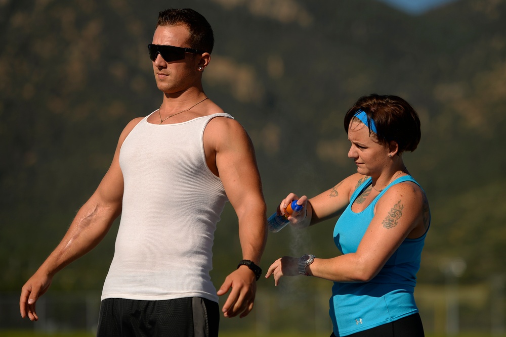 Air Force Wounded Warriors training