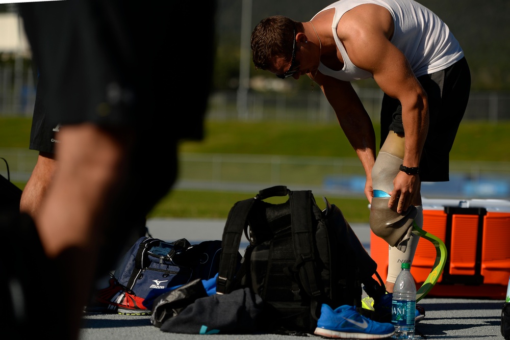 Air Force Wounded Warriors training