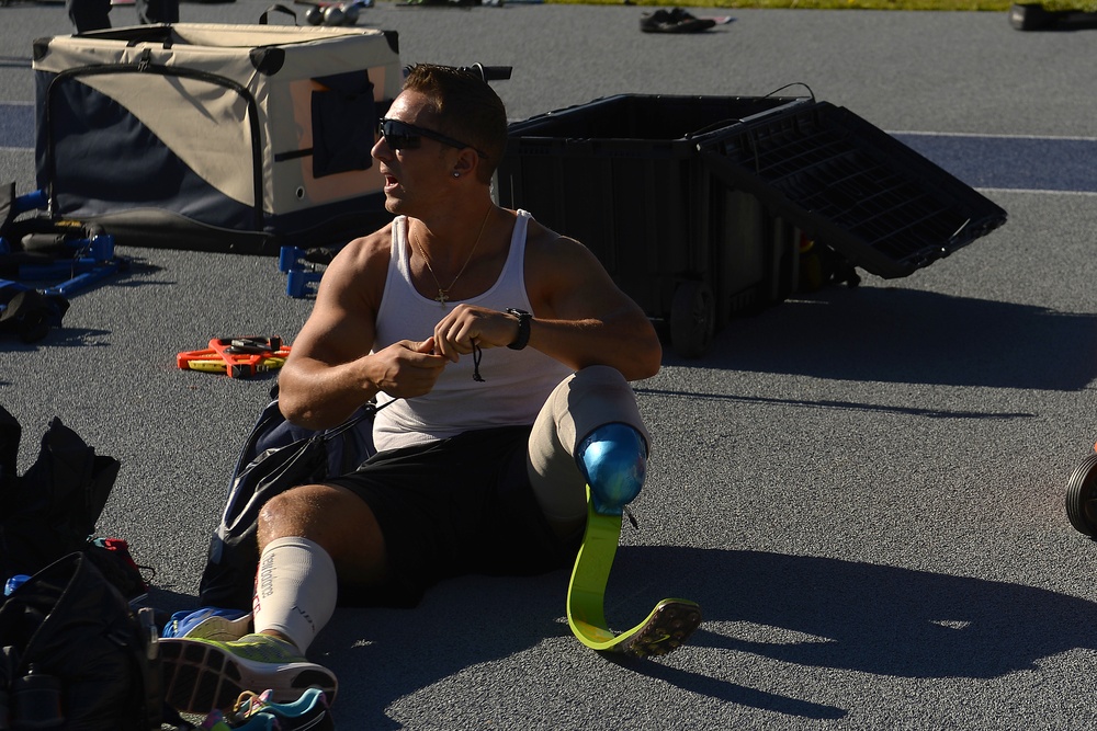 Air Force Wounded Warriors training