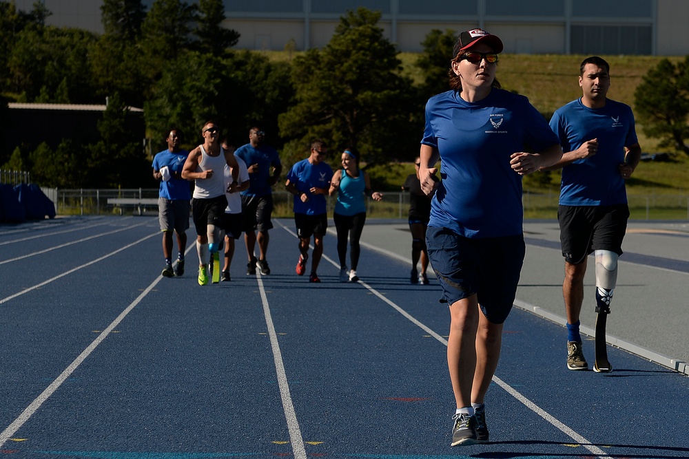 Air Force Wounded Warriors training