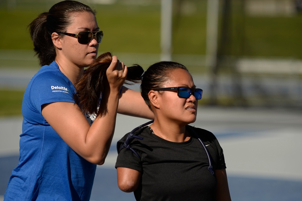 Air Force Wounded Warriors training