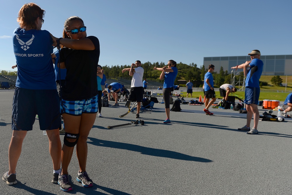 Air Force Wounded Warriors training
