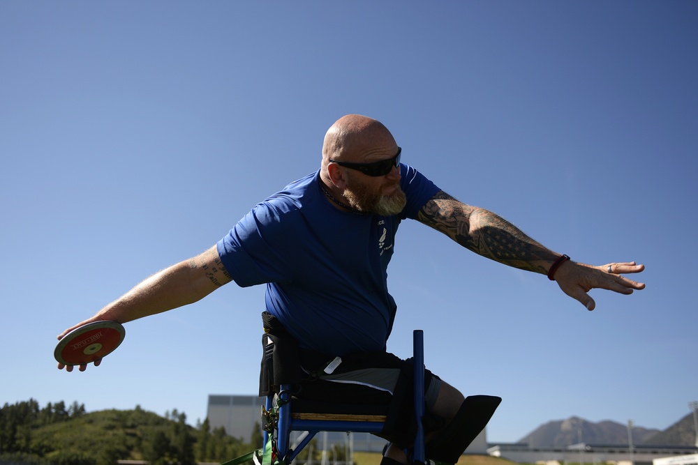 Air Force Wounded Warriors training