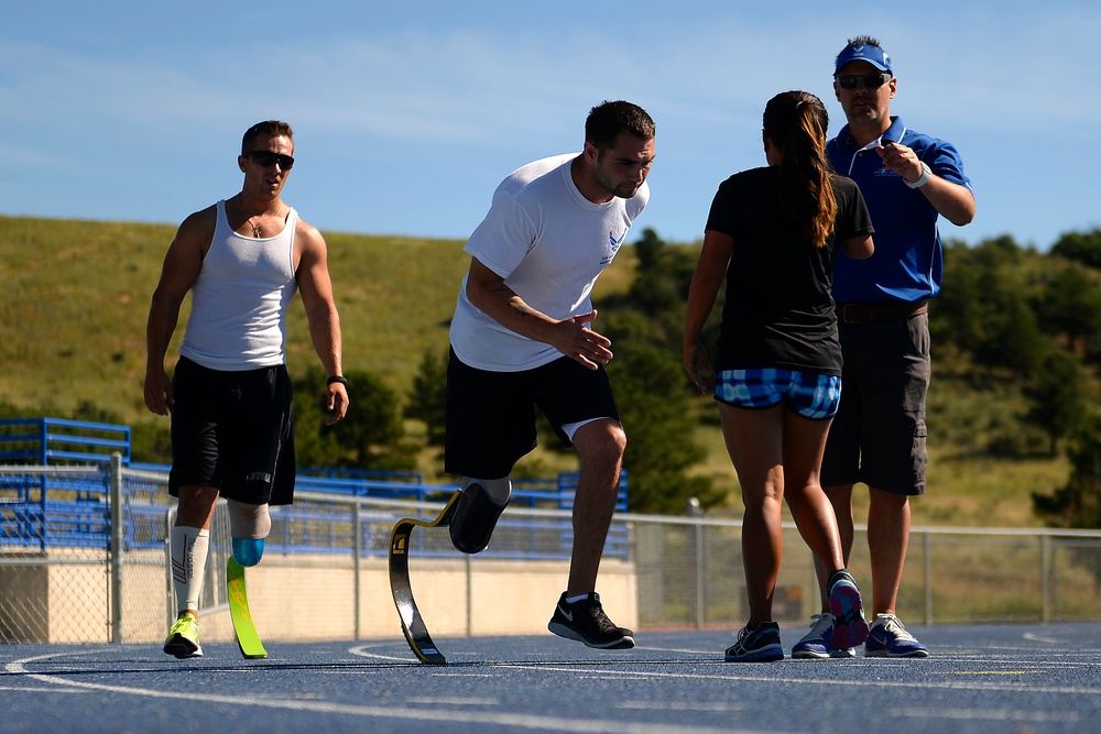 Air Force Wounded Warriors training
