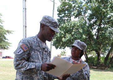 Cadets serve as platoon leaders