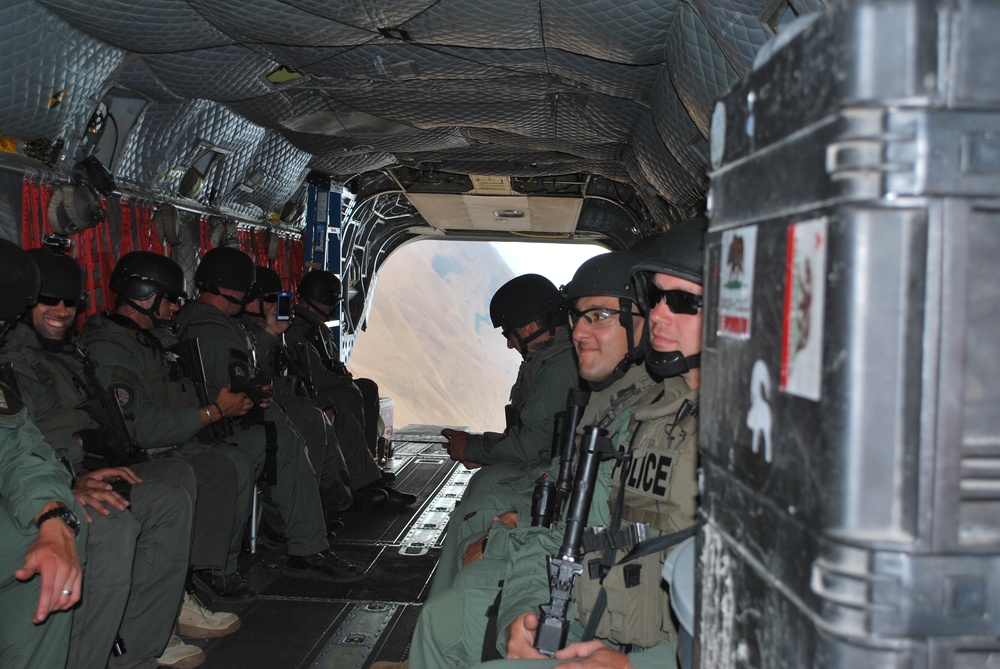 Cal Guard trains with Santa Clara PD SWAT