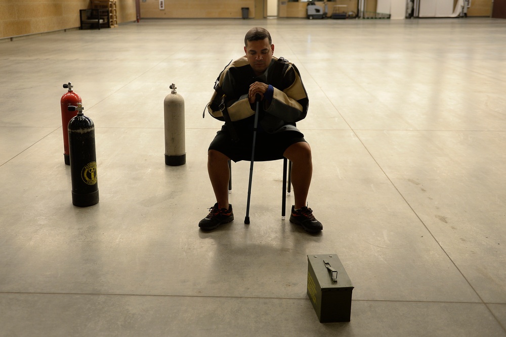 Air Force Wounded Warriors training
