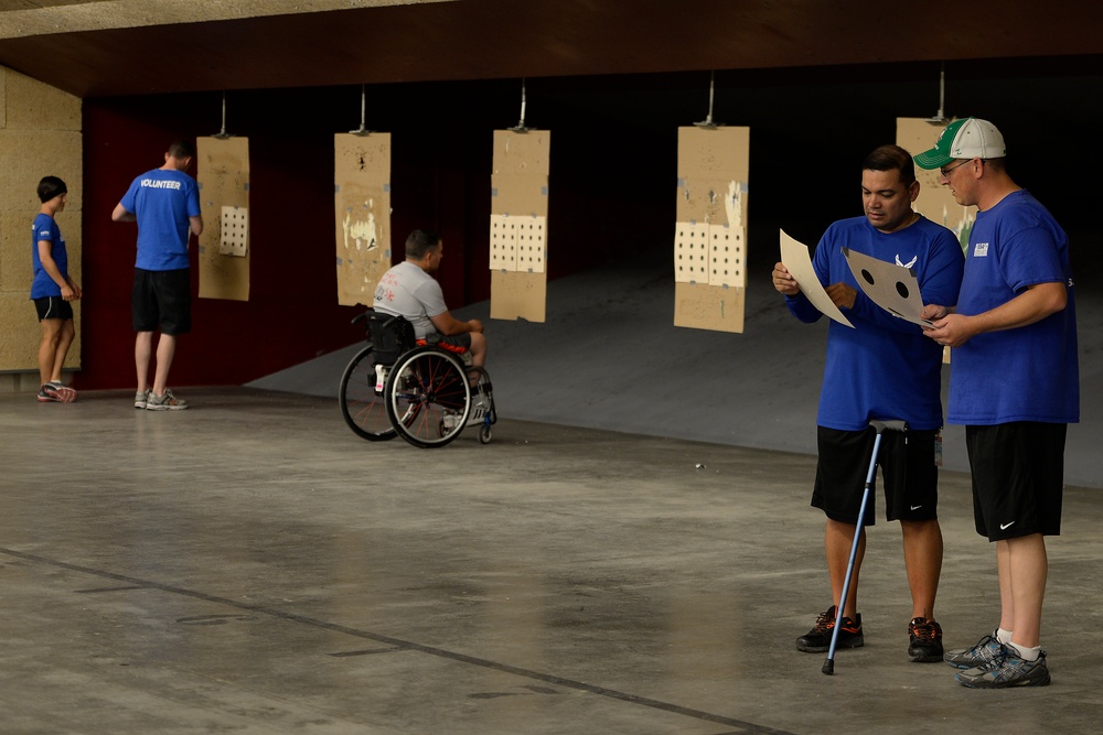 Air Force Wounded Warriors training