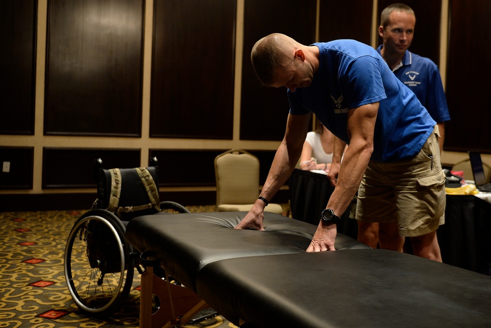 Air Force Wounded Warriors training