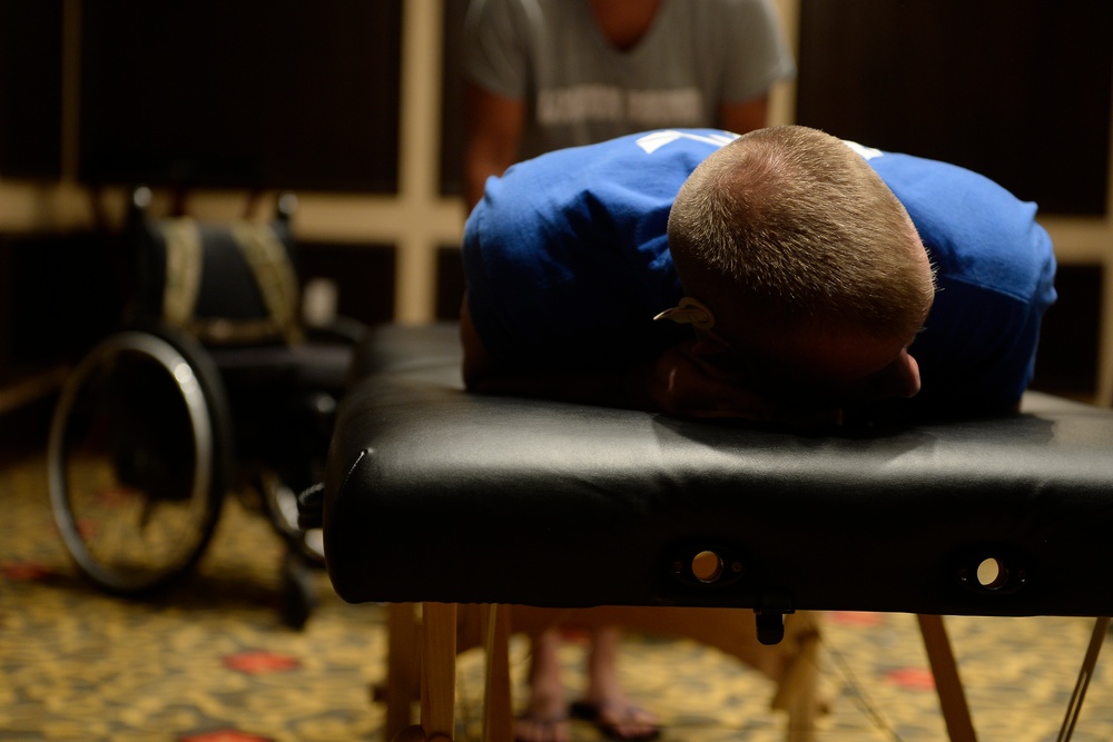Air Force Wounded Warriors training