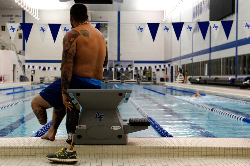 Air Force Wounded Warriors training