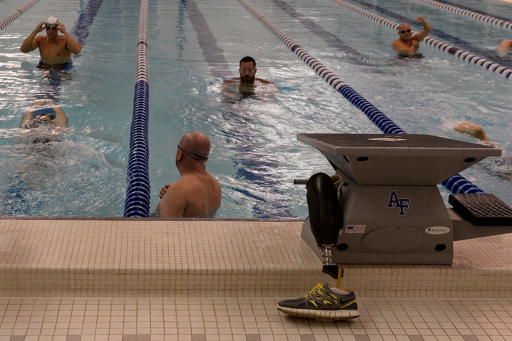 Air Force Wounded Warriors training