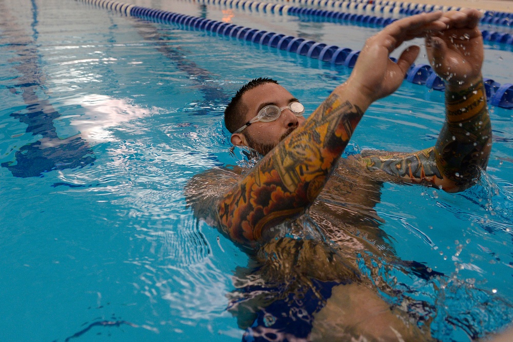 Air Force Wounded Warriors training
