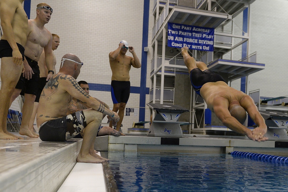 Air Force Wounded Warriors training