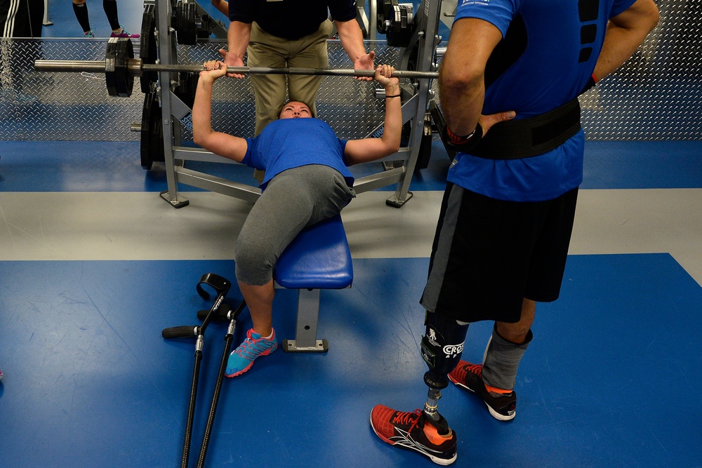 Air Force Wounded Warriors training