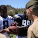 Marines, Sailors attend San Diego Chargers training