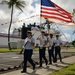 Coast Guard Base Honolulu color guard participates in ceremony