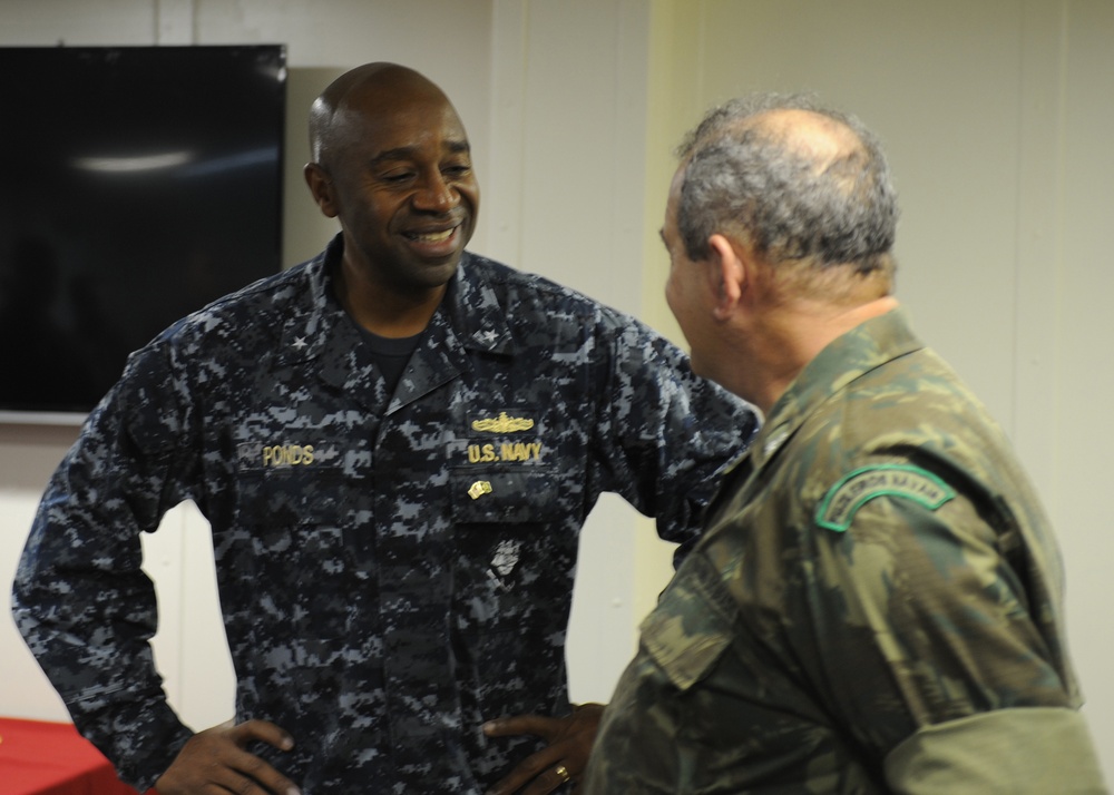 Brazilian VIPs tour USS America Brazilian VIPs tour USS America