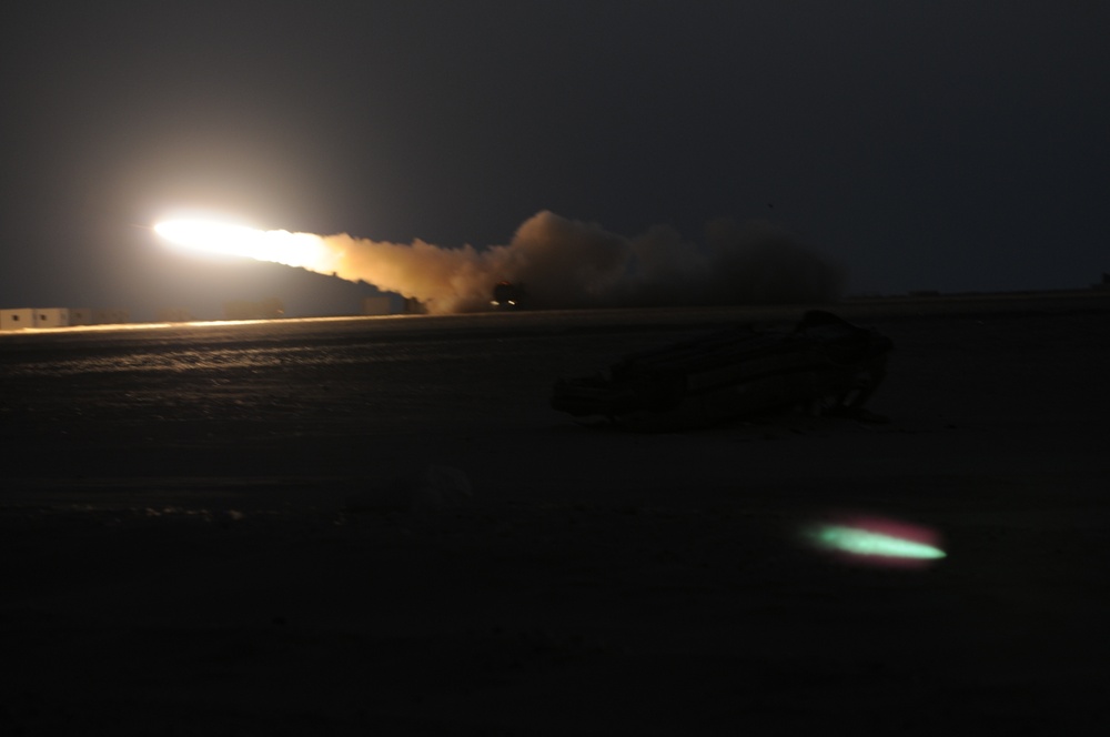 Assassins conduct HiMARS live fire exercise