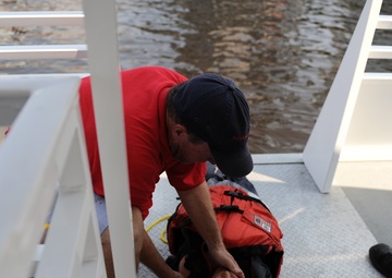 Downtown Jacksonville water taxi inspections