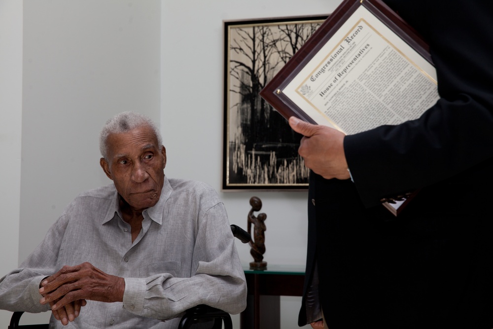 Retired Marine Corps Lt. Gen. Frank Peterson Recognition Ceremony