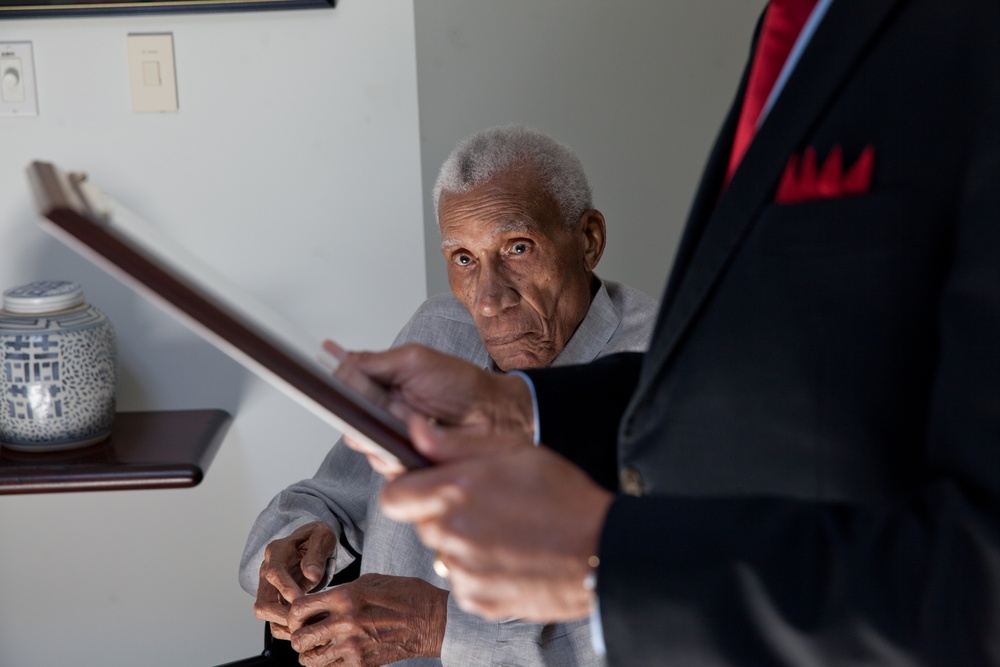 Retired Marine Corps Lt. Gen. Frank Peterson Recognition Ceremony