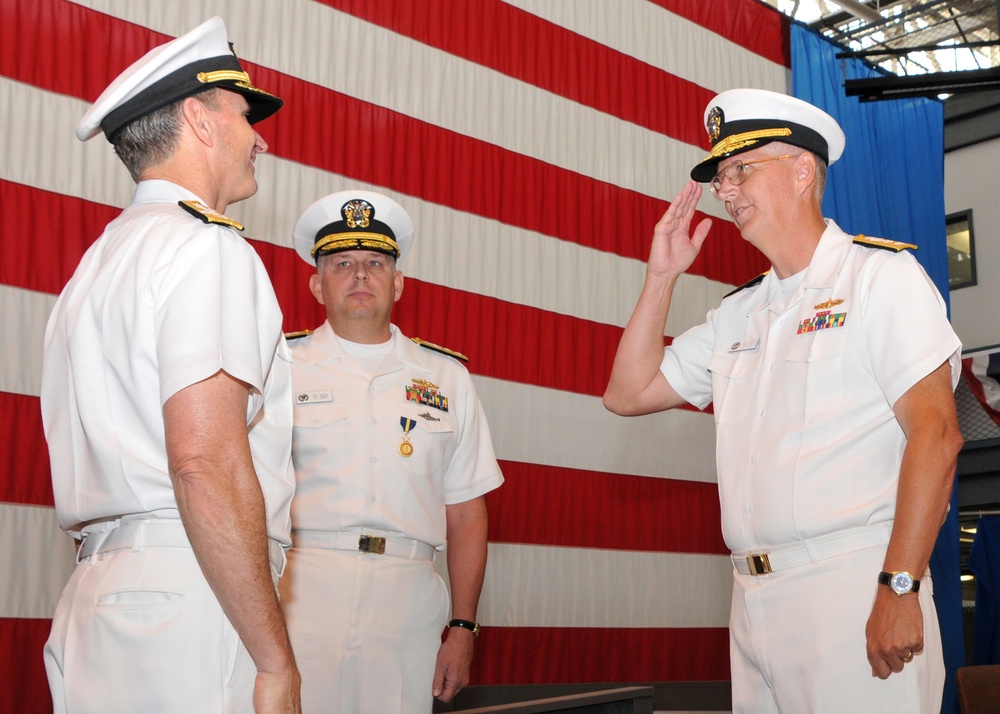 CNO discusses Navy information dominance at SPAWAR Change of Command