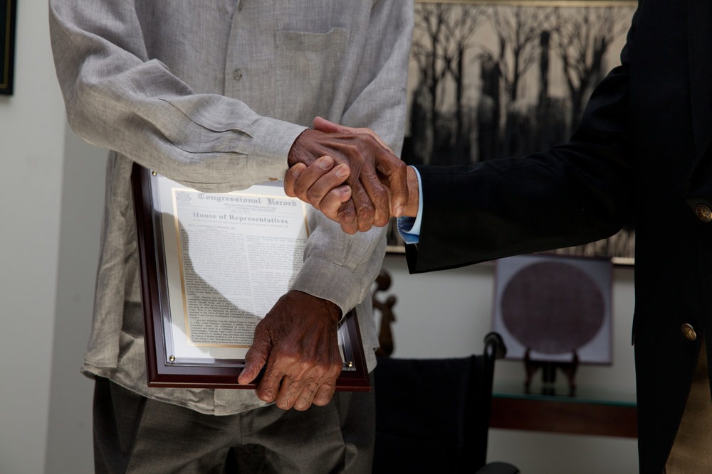 Retired Marine Corps Lt. Gen. Frank Peterson Recognition Ceremony