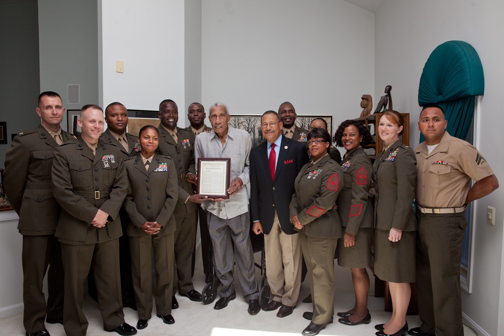 Retired Marine Corps Lt. Gen. Frank Peterson Recognition Ceremony