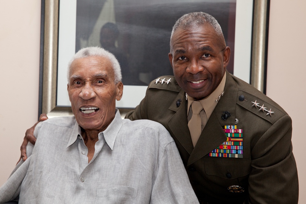 Retired Marine Corps Lt. Gen. Frank Peterson Recognition Ceremony