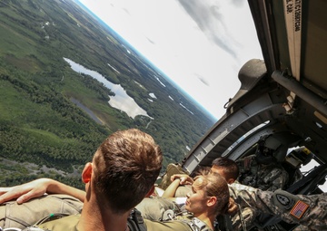 Alaska Guardsmen assist with joint water-landing airborne operation