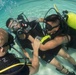 US Navy divers practice emergency dive procedures with Guatemalan divers as part of Southern Partnership Station '14