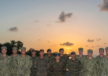 US Navy divers practice emergency dive procedures with Guatemalan divers as part of Southern Partnership Station '14
